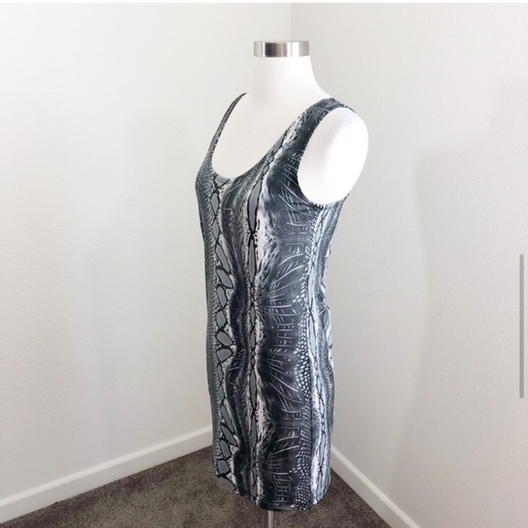 The Arte by Zenana snakeskin print bodycon dress - Picture 4 of 8